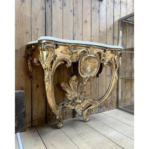 Console With Marble Top