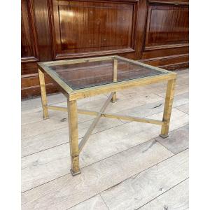 Gold Metal Coffee Table