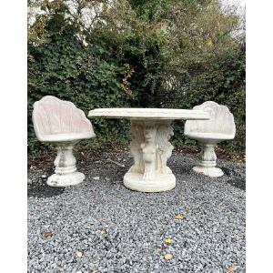 Garden Furniture Made Of Reconstituted Stone