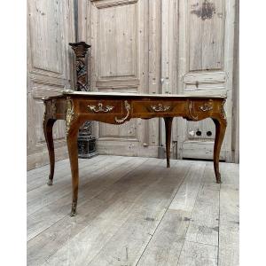  Louis XV Style Desk With Gilt Bronze Mounts By Maurice Rinck
