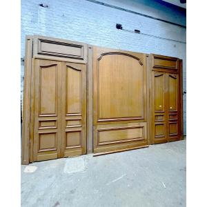 Early 20th Century Parisian Oak Panelling, 5m Linear