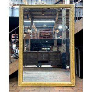 Bevelled Mirror With Gilded Frame