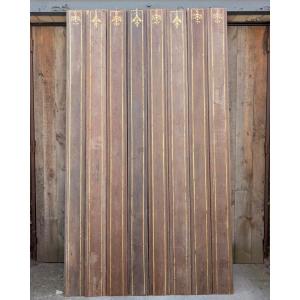 Set Of 8 Old Wooden Columns