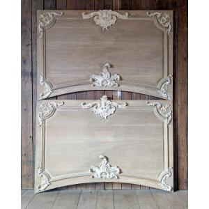 Pair Of Louis XV Carved Wood Transoms