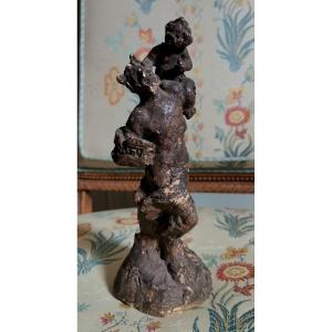 Artist Proof Statuette In The Taste Of Clodion Signed Sylvain Kinsburger