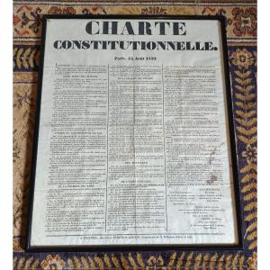 Historical Souvenir Poster Placard Revolution Of 1830