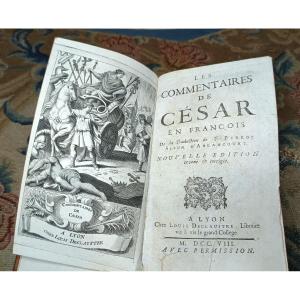 Book "caesar's Commentaries" 1708