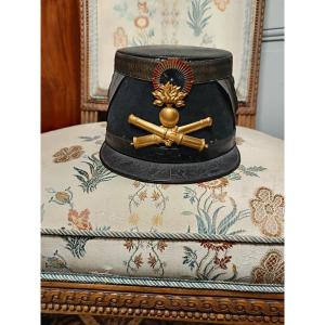 Artillery Officer's Shako, Model 1874, Third Republic Era