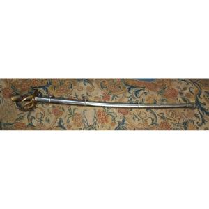 Rare Line Cavalry Or Cuirassier Officer's Saber, Model 1822, Charles X Era