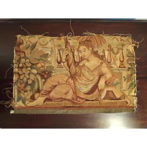 Fragment Of A Tapestry Border From The 18th Century