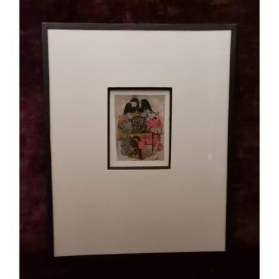 17th Century German Coat Of Arms Drawing