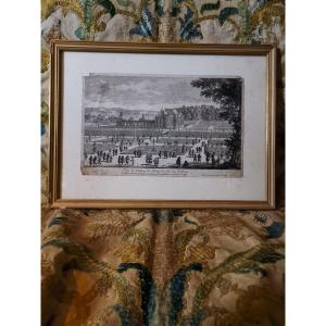 Optical View Of The Château De Raincy Late 17th Century Early 18th Century