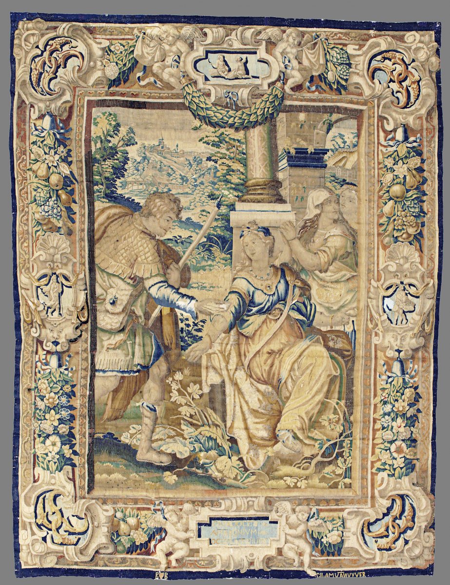 Tapisserie Flamande Représentant: Aminta Et Silvia. Bruxelles, Premier Semestre 1600