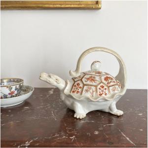 Turtle-shaped Porcelain Teapot From Japan