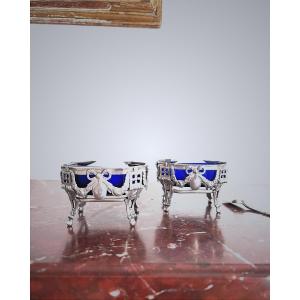 Pair Of Silver Salt Cellars, Paris, 1779/1780