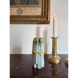 A Brussels Earthenware Shaker In The Shape Of A Bunch Of Asparagus