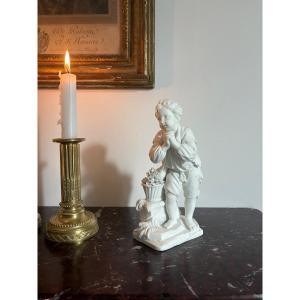 The Young Supplicant In Biscuit Porcelain From Sèvres 