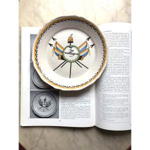 Revolutionary Earthenware Plate From Nevers 