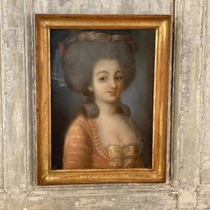Portrait Of A Young Woman From The Louis XVI Period