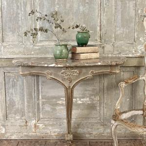 Louis XV Period Console With Drawer