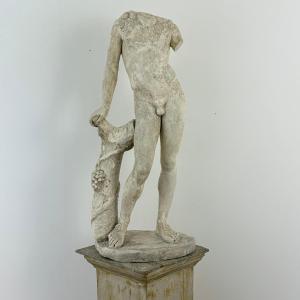 Large Plaster Cast In The Antique Style From The 19th Century