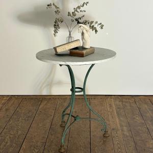 19th Century Wrought Iron Pedestal Table