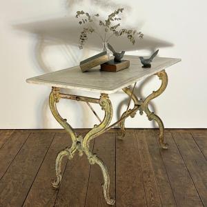 19th Century Cast Iron Table