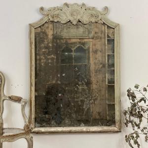 Louis XIV Period Wood-framed Mirror