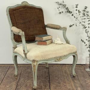 Large Louis XV Period Queen's Chair