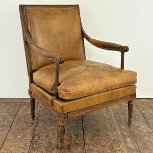 Large Seat Stamped With The Georges Jacob Logo