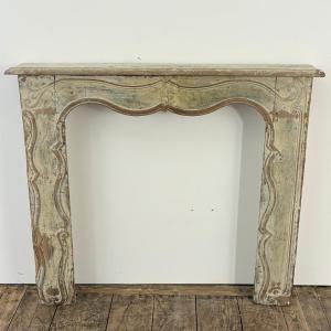 Small Louis XV Period Wooden Fireplace