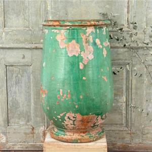 19th-century Glazed Earthenware Vase From Tornac