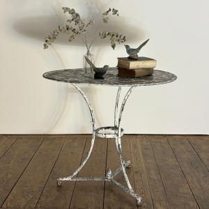 Wrought Iron Pedestal Table, Early 19th Century