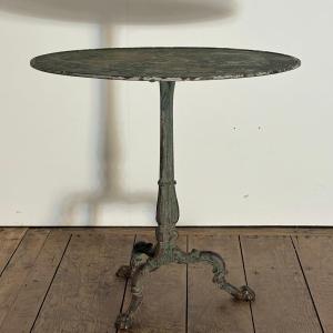 19th Century Cast-iron Pedestal Table