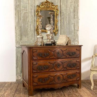 Curved Chest Of Drawers In Walnut XVIII