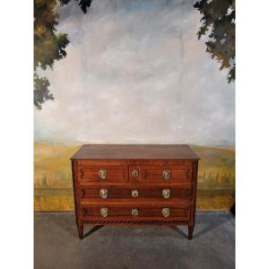 Louis XVI Period Commode In Oak