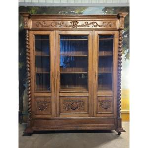 Large 19th Century Oak Bookcase