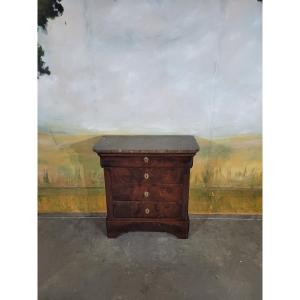 Small Louis Philippe Mahogany Chest Of Drawers