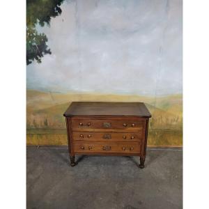 Small Louis XVI Oak Chest Of Drawers