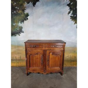 High Sideboard In Cherry Wood, 19th Century