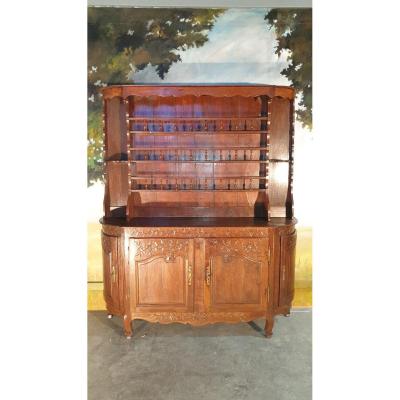 Louis XV Dresser In Oak