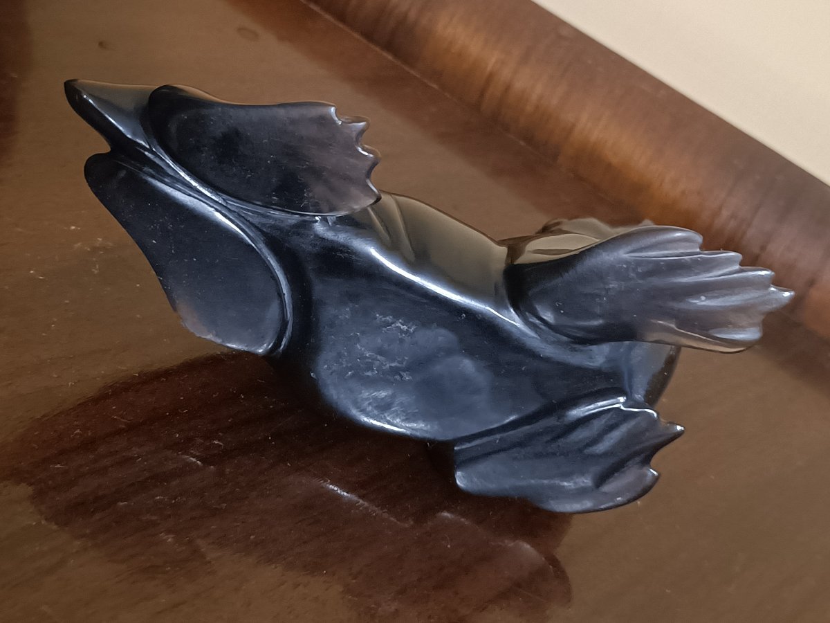 Scultura in quarzo fumé -photo-2