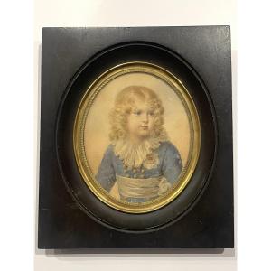 Portrait Of Amélie Marguerite Kautz Of The King Of Rome, Son Of Emperor Napoleon (1816).