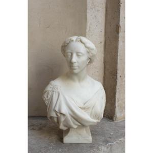 Aimé Millet - Bust Of Pauline Viardot In The Tragic Costume Of Orpheus - 1864.