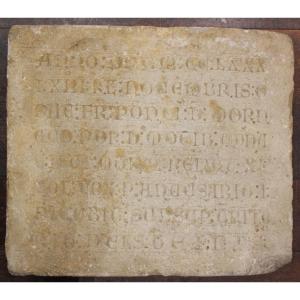 Epitaph Of Brother Ponce De Mornac (13th Century), Monk Of Lézat-sur-lèze (ariège) And Monts