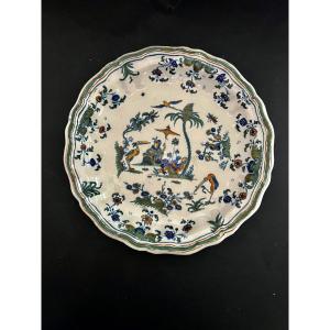 Earthenware Dish From Moutiers 18th Century