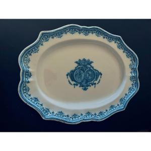 Earthenware Dish From Moustiers Early 18th Century