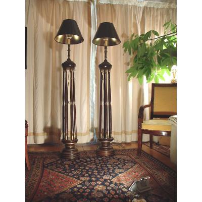 Pair Of Baluster Columns Napoleon III