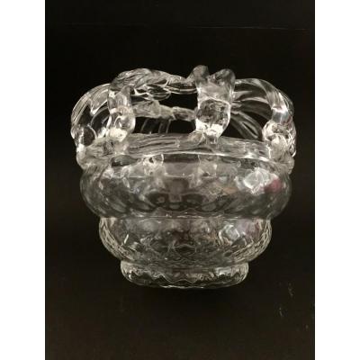 Bouquetière Blown Glass Belgium Liège 18th Century