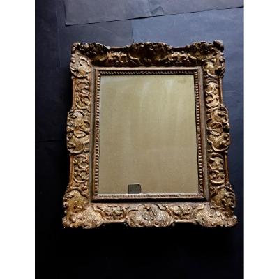 Mirror In Golden Wood Early Eighteenth Century